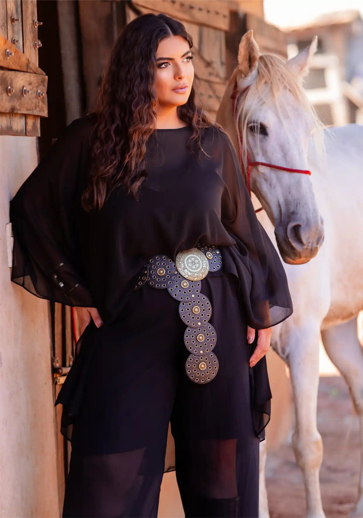 Conjunto Feminino Plus Size Blusa + Calça Ref 12646 Preto