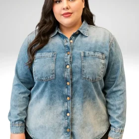 Jaqueta Feminina Plus Size Ref 13589 Jeans