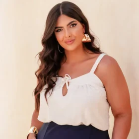 Regata Feminina Alcinha Plus Size Ref 700825 Cru