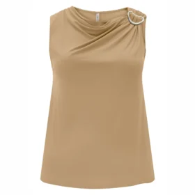 Regata Feminina Plus Size Ref C5125 Bege