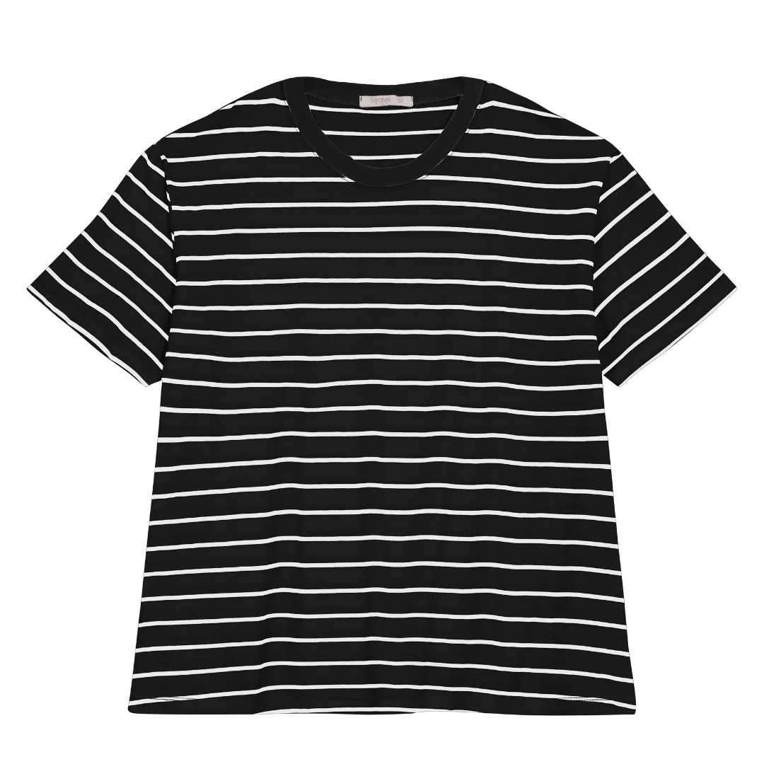 Blusa Feminina Plus Size Ref SB01959 Preto